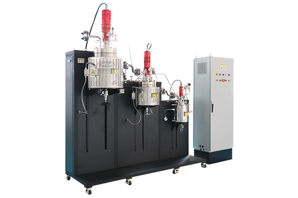 霍桐儀器3工位釜式反應(yīng)器樣機圖例