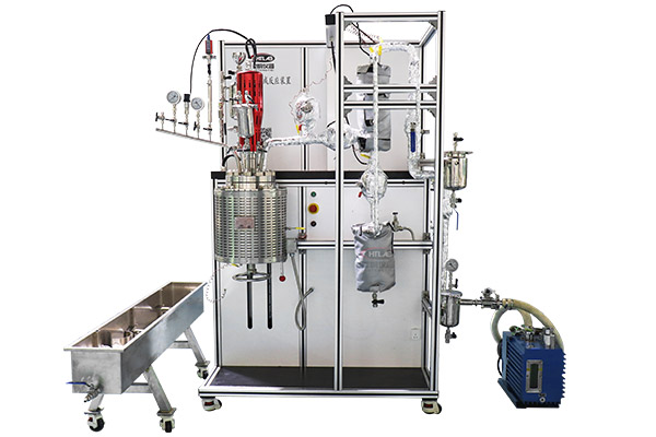 5L熔融聚合反應(yīng)釜合成裝置正視圖照片